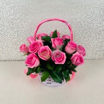 Корзинка роз Изысканность